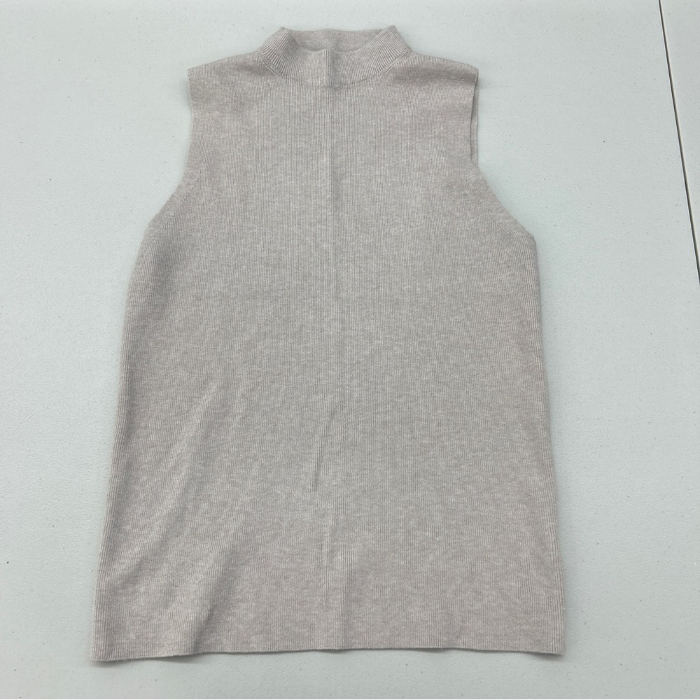 Express Tan Sleeveless Knit Top size L